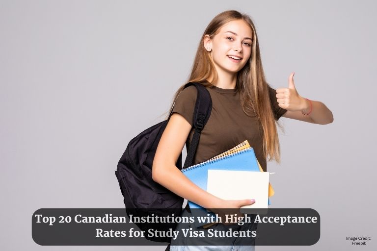 Top 20 Canadian Institutions with High Acceptance Rates for Study Visa Students
